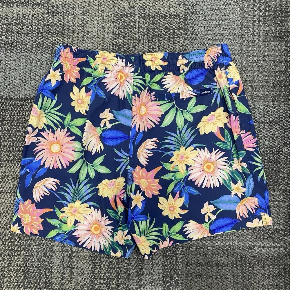 Chubbies Swim Trunks Large‎ Big Bloomers Board Shorts 5.5